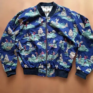 골프 패턴 점퍼 (리버서블)