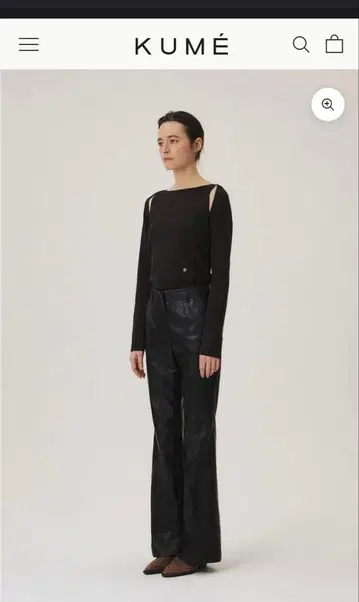 kume 이번 시즌 니트 긴팔 오기 아키 씨 착용