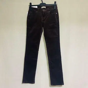 새상품 UNIQLO 유니클로 히트텍 코듀로이 팬츠 다크 브라운