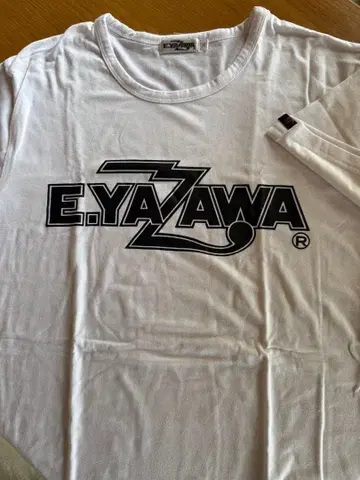 E.YAZAWA 로고 T셔츠 XL 화이트