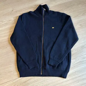 [ Golden Bea ] 골든베어 집업 스웨터 L 블랙