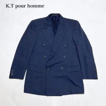 키요코 타카세 더블 브레스트 자켓 (3) 울 80s 90s 레트로 성인