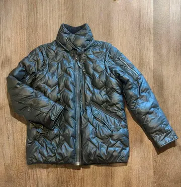 워크맨 블랙 다운 자켓 LL