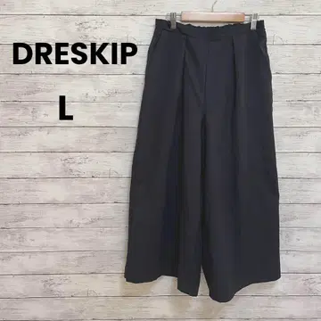 [ DRESKIP ] 월드 드레스킵 와이드 팬츠 가우초 ( L ) 뒷밴딩