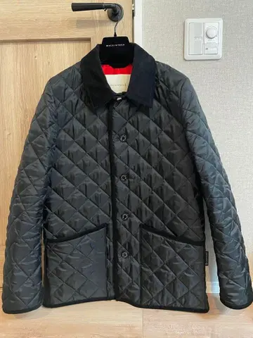 MACKINTOSH 별주 WAVERLY 블랙 퀼팅 자켓