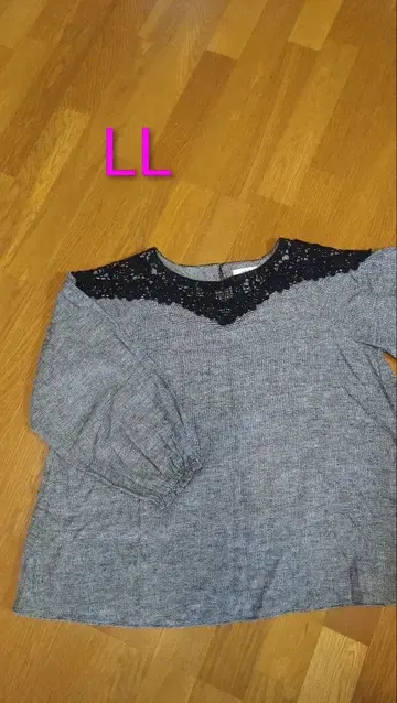 studio CLIP 레이스 옷깃 LL 사이즈 상의
