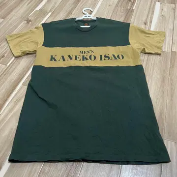 남성용 카네코 이사오 로고 프린트 반팔 티셔츠
