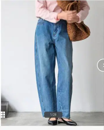 IENA 커브 실루엣 데님 38 사이즈