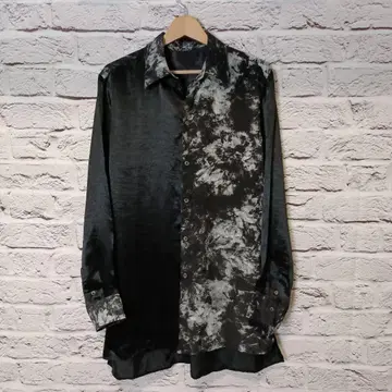 새상품급 BUFFALO BOBS 꽃무늬 빅 실루엣 롱 셔츠