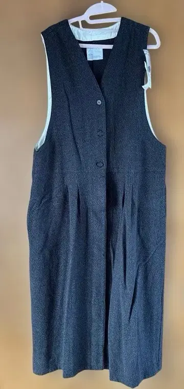 ista-ire 차콜 점프수트 슬리브리스 원피스