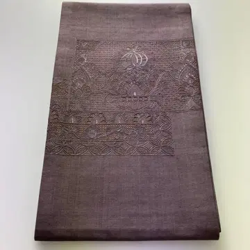 후쿠로 오비 보라색 스와토 자수 특오