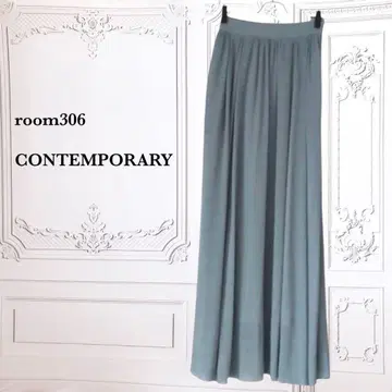 [룸 306 네이비 템포러리] 롱 스커트/맥시 [F] 그린 계열