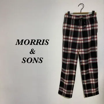 MORRIS&SONS 캐주얼 팬츠 체크 패턴 멀티 컬러 4766N