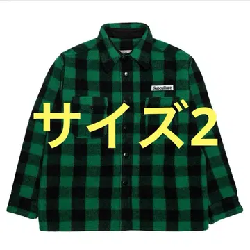 Subculture SC 버팔로 체크 재킷 사이즈 2
