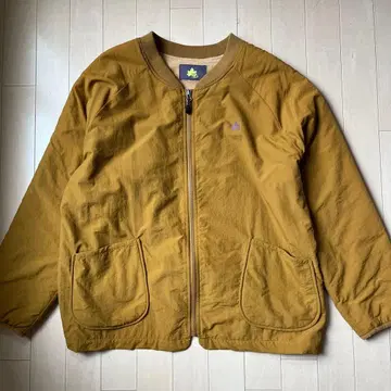 로고스 로고스파크 아우터 L 사이즈 브라운 플리스 자켓 블루종