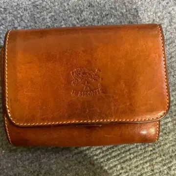 IL BISONTE 접이식 지갑 브라운