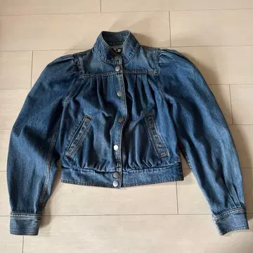 MARC JACOBS 퍼프 슬리브 데님 자켓