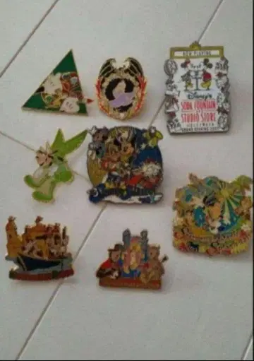 디즈니 핀 배지 레어 빌런 핀 트레이드