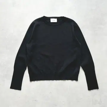 CLANE 클라네 BASIC COMPACT KNIT 크루넥 블랙