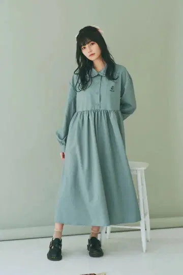 merryjenny Boka nii 원피스 카키