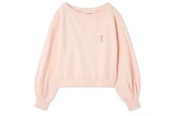 릴리 브라운 리본 베어 맨투맨 핑크 새상품급 프리