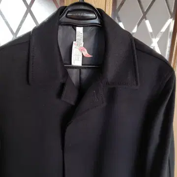 [ 금일 한정 할인 ] 레나운 캐시미어 블랙 스텐카라 코트 L