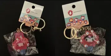 산리오 마이멜로디 쿠로미 입체 마스코트 키링 클리어 컬러