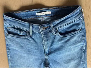 Levi's 스트레이트 슬림 데님 27 라이트 블루