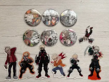 바쿠고 카츠키 캔뱃지 & 아크릴 스탠드 세트