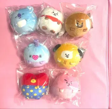 BTS BT21 봉제 인형 마스코트 7세트