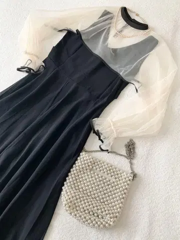 자라 펄 숄더백 결혼식 2차 파티 백