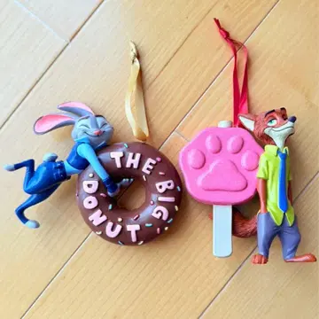 주토피아 닉 와일드 오너먼트 디즈니 스토어 주토피아