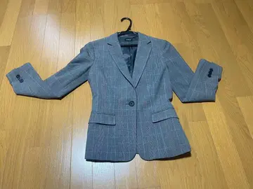 ONLY 글렌체크 패턴 스커트 수트 7호