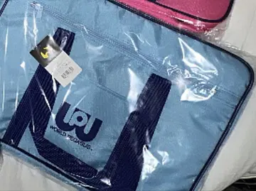 와페 스카이블루 구형 와페 스쿨백