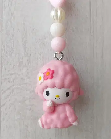 마이 스위트 피아노 스트랩 핑크 리본 비즈 마이멜로디