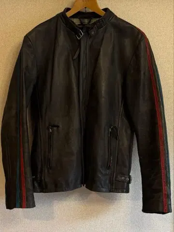 schott 클래식 레이서 L 사이즈 중고 네이비