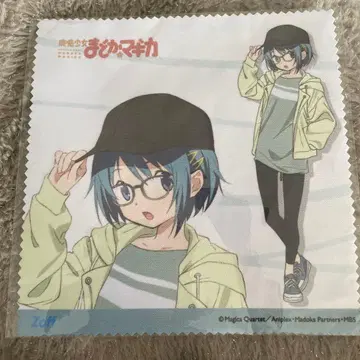 마도카 마기카 zoff 안경닦이 사야카 극세사 크로스 마도마기