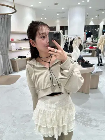 mystic mline 레이스 치마바지