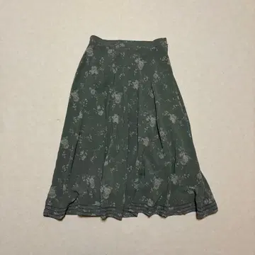 00's 빈티지 꽃무늬 플레어 스커트 쇼와 여자 아카이브 y2k