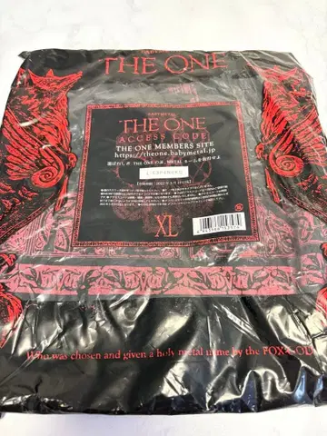 BABYMETAL THE ONE 티셔츠 XL 블랙 2021 미개봉 새상품