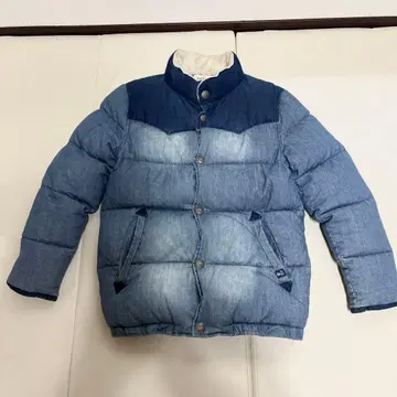 데님 다운 자켓 bayflow 베이플로우 남성용 M 사이즈