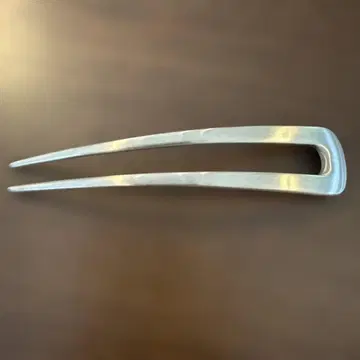 [콜레트 마루프] [실버] 무광 타입 캐스트 메탈 U 헤어핀