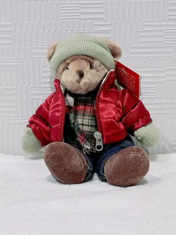 테디베어 봉제 인형 곰 레트로 RUSS 겨울