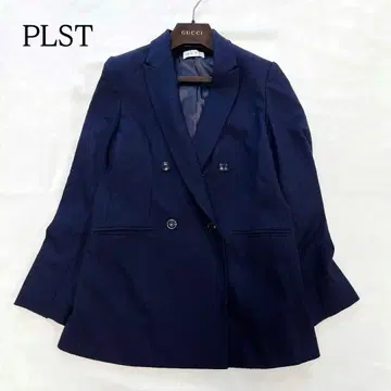 [ PLST ] 플라스테 웜 리저브 더블 자켓 네이비 S 네이비 블레이저