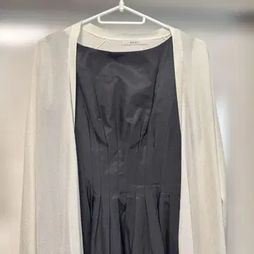 ANAYI 화이트 긴팔 가디건 38