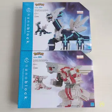 나노 블록 094 디아루가 & 095 파르키아