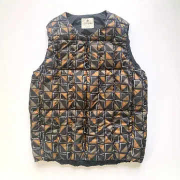 스노우피크 다운 베스트 기하학 패턴 M