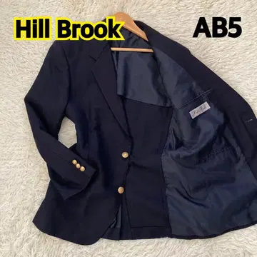 힐 브룩 AB5 네이비 네이비 테일러드 자켓