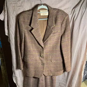 구제 의류 수트 9호 자켓/스커트 면 100%