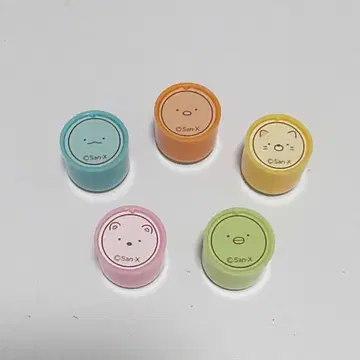 스미코구라시 미니 스탬프 토카게 고양이 돈카츠 시로쿠마 펭귄